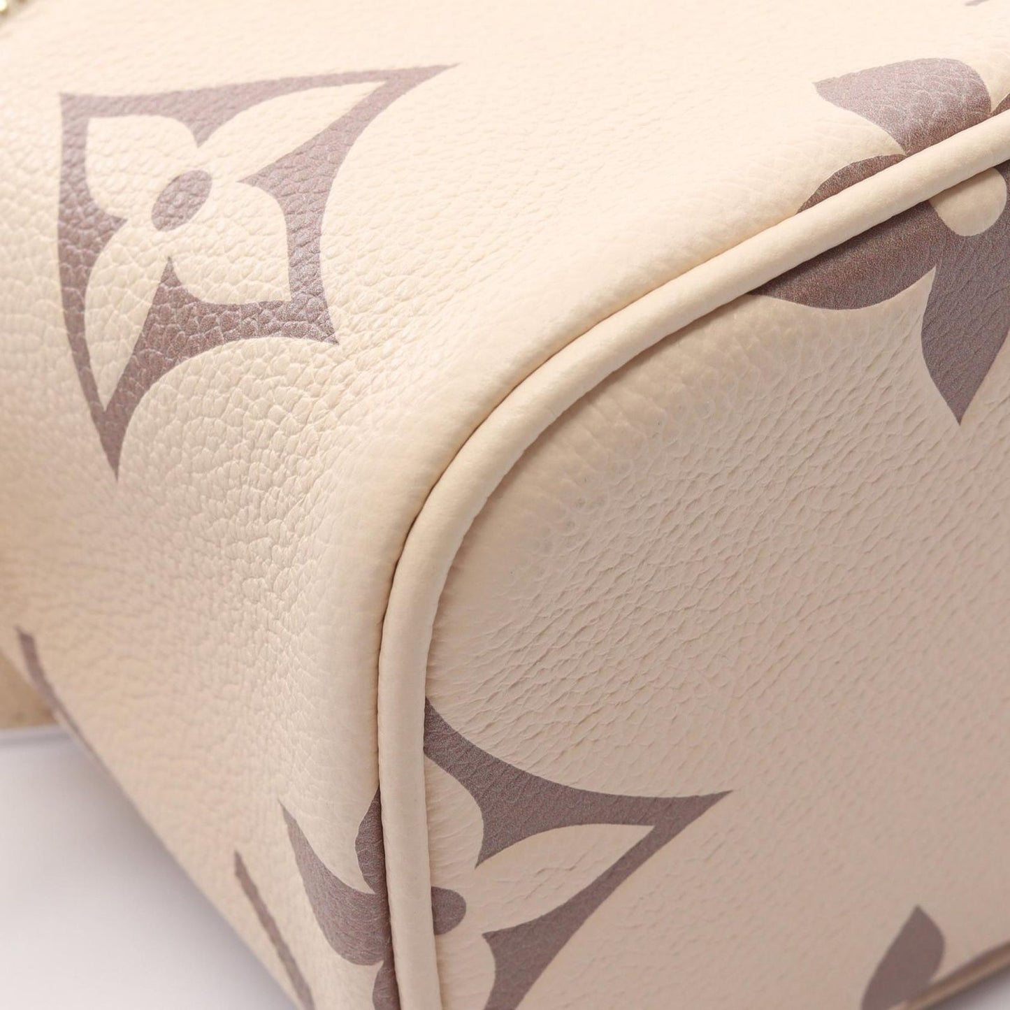 Louis Vuitton Vanity PM Handbag - Exquisite Beige Leather