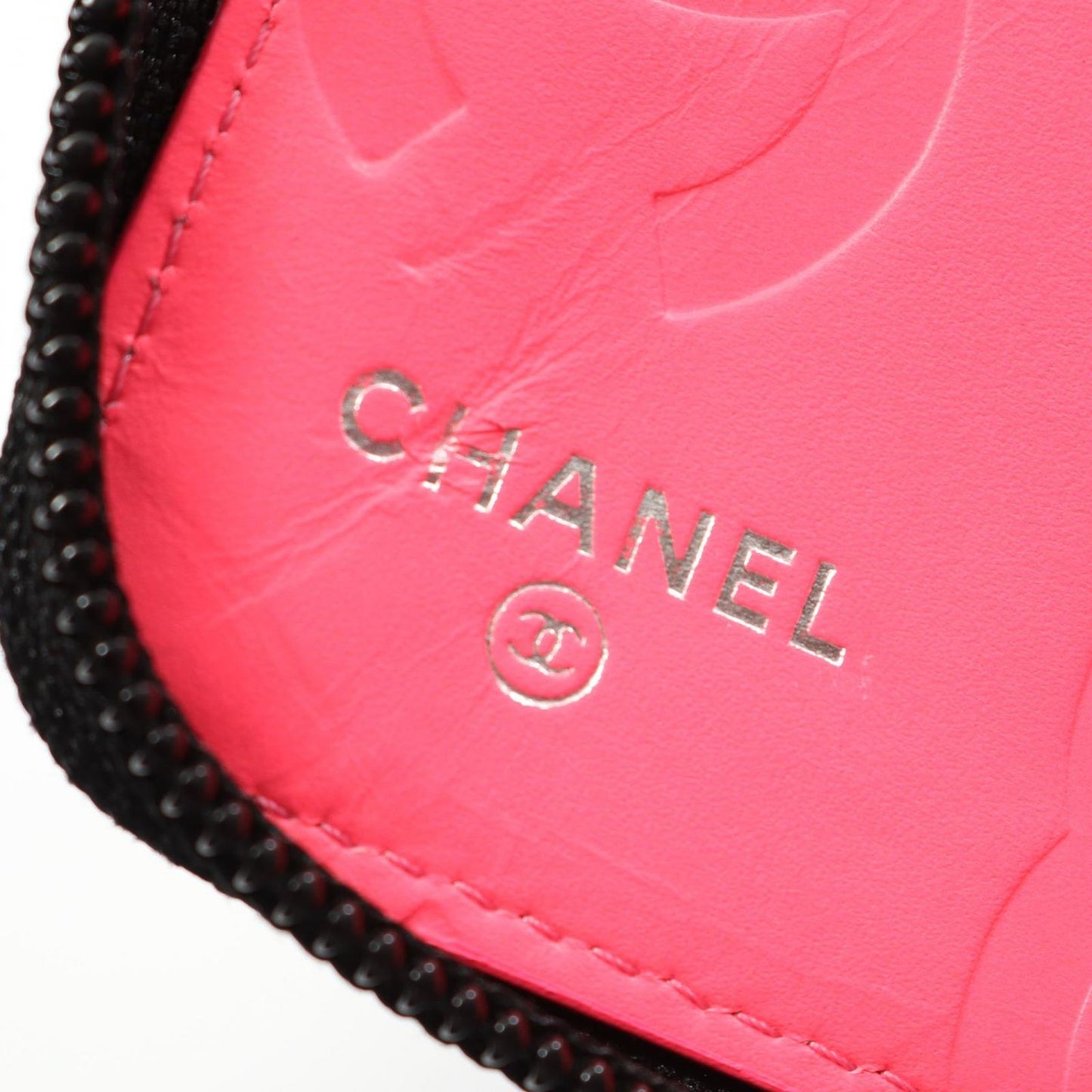 CHANEL Cambon Line Round Wallet in Black Patent Leather