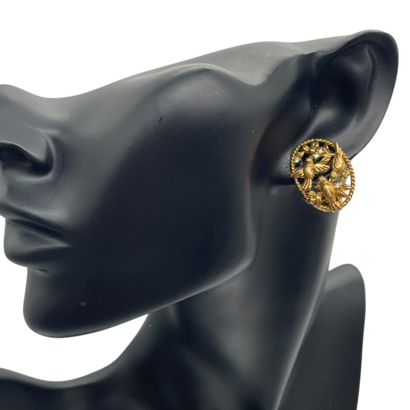 TASAKI K18YG Diamond Earrings - Exquisite Yellow Gold Elegance