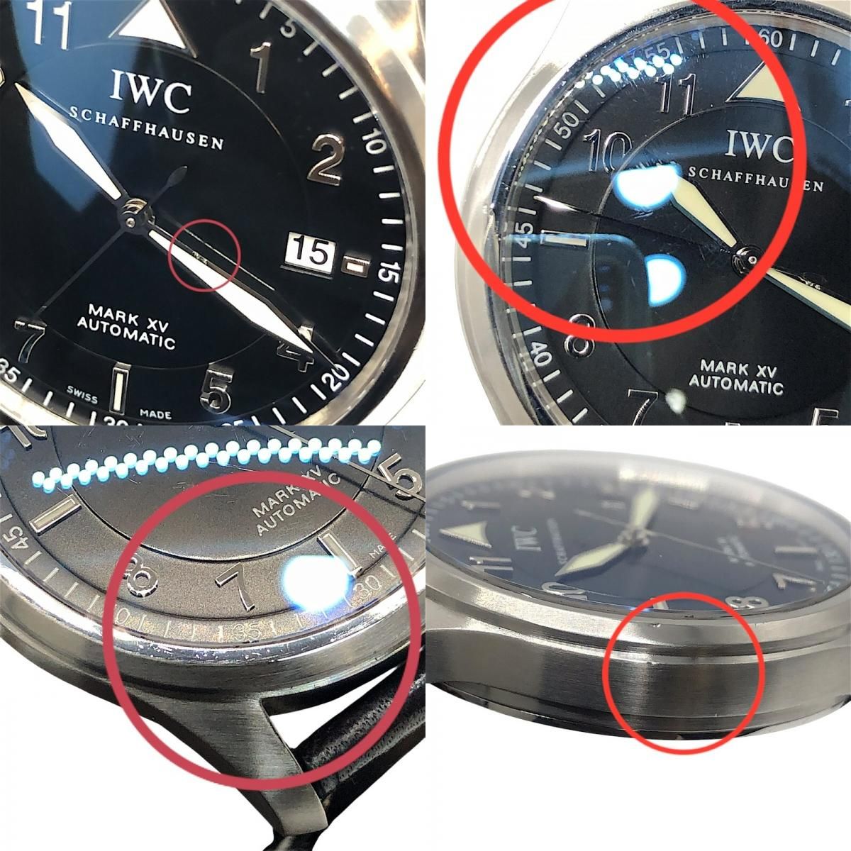 IWC Spitfire Mark XV IW325311 Black & Silver Men's Watch