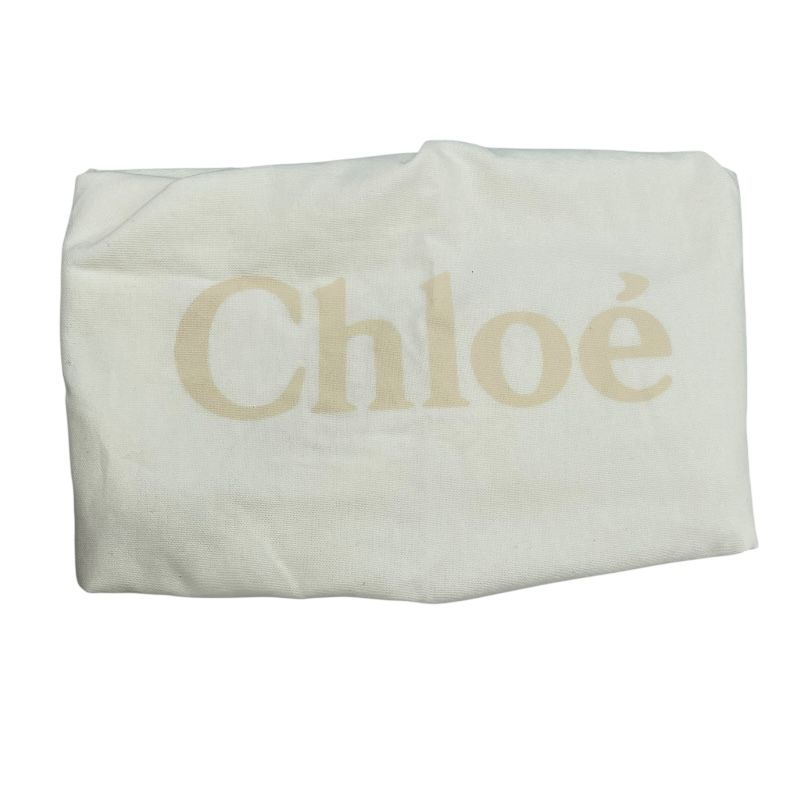 Chloe Woody Medium Tote in Brown Linen & Leather - Timeless Elegance
