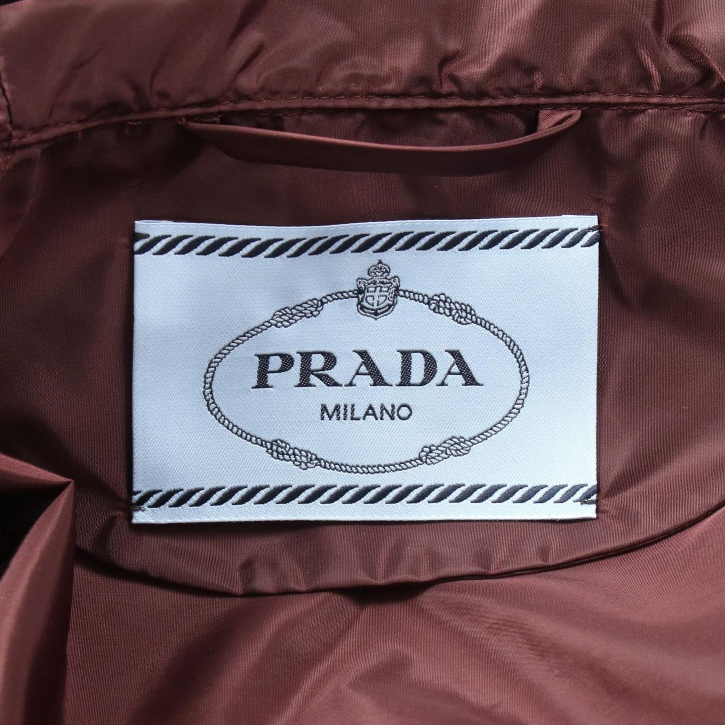 PRADA Lightweight Re-Nylon Burgundy Jacket - Timeless Elegance