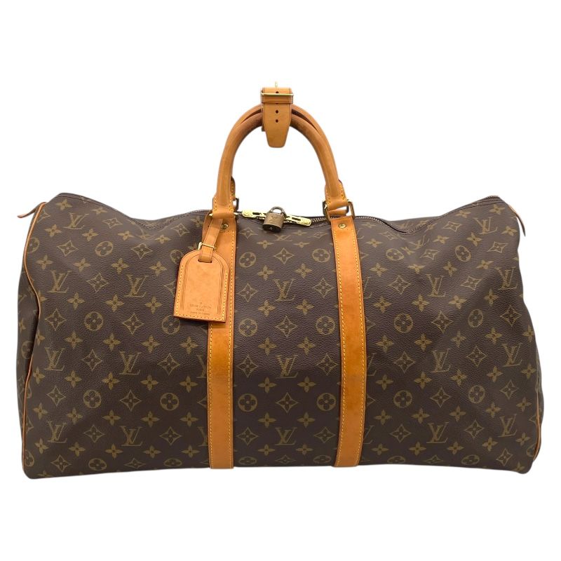 Louis Vuitton Keepall 60 Monogram Canvas Brown Unisex Boston Bag