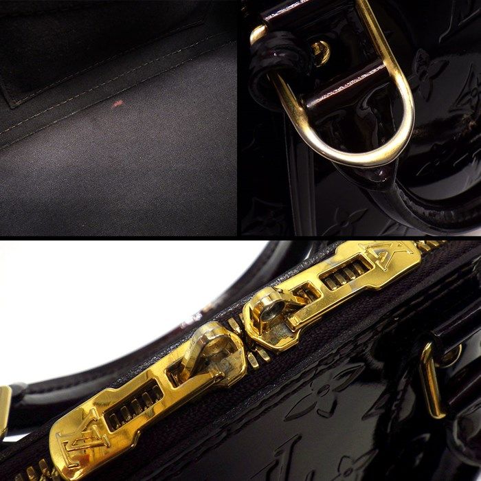 Louis Vuitton Alma BB Amarante Vernis Handbag - Exquisite Craftsmanship