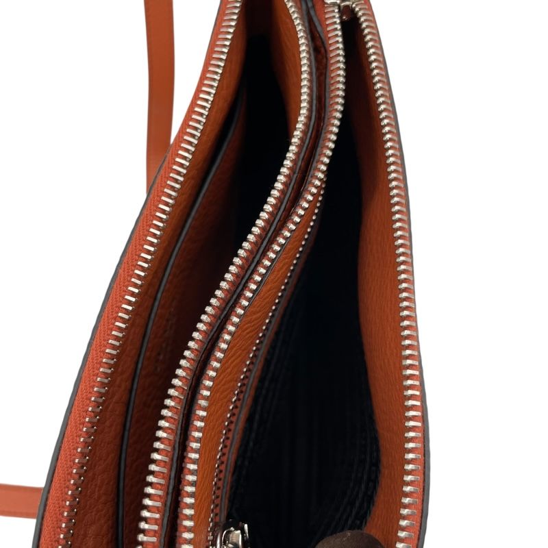 PRADA Brown Leather Shoulder Bag - Timeless Elegance