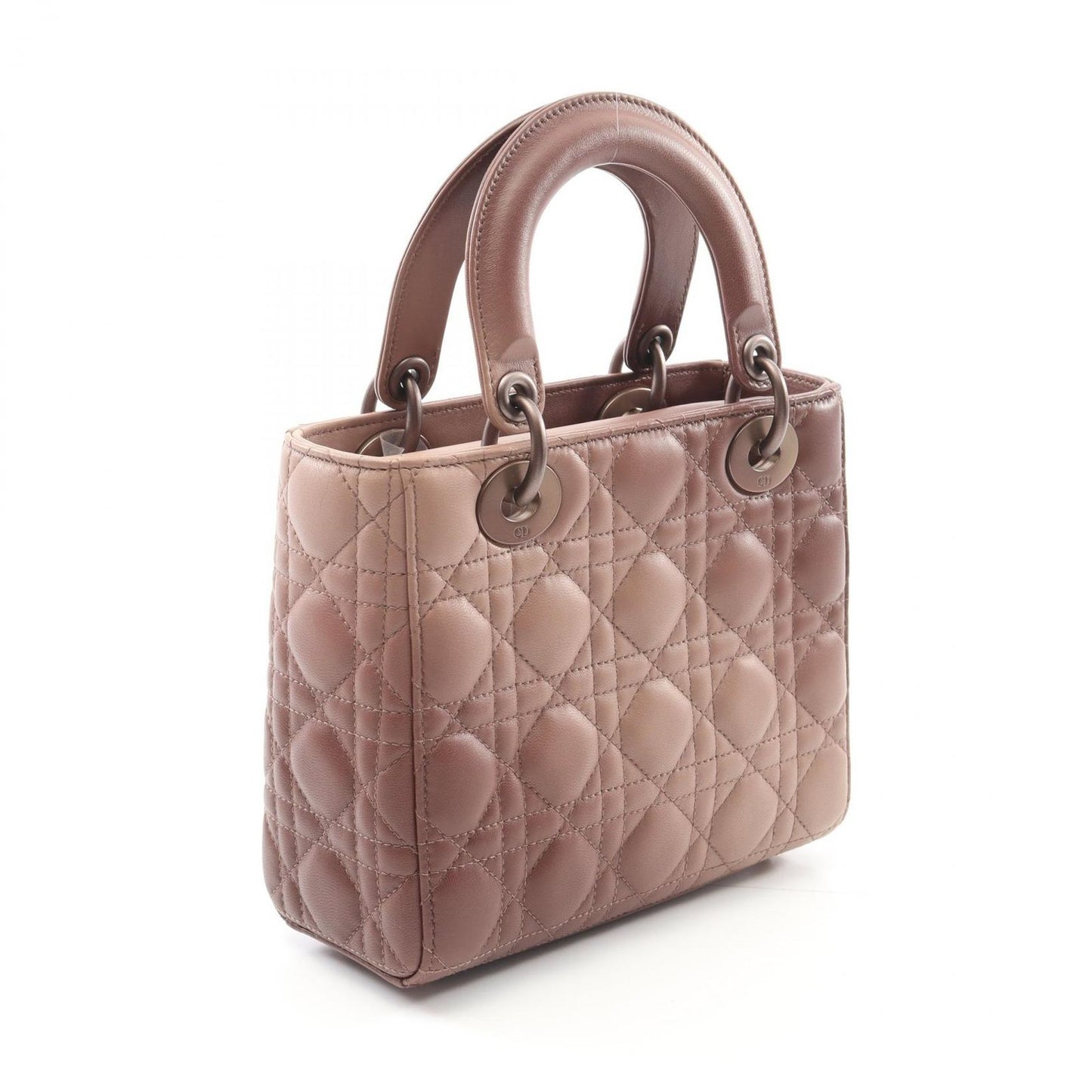 Dior Lady Dior Small Cannage Handbag in Brown Gradient Leather