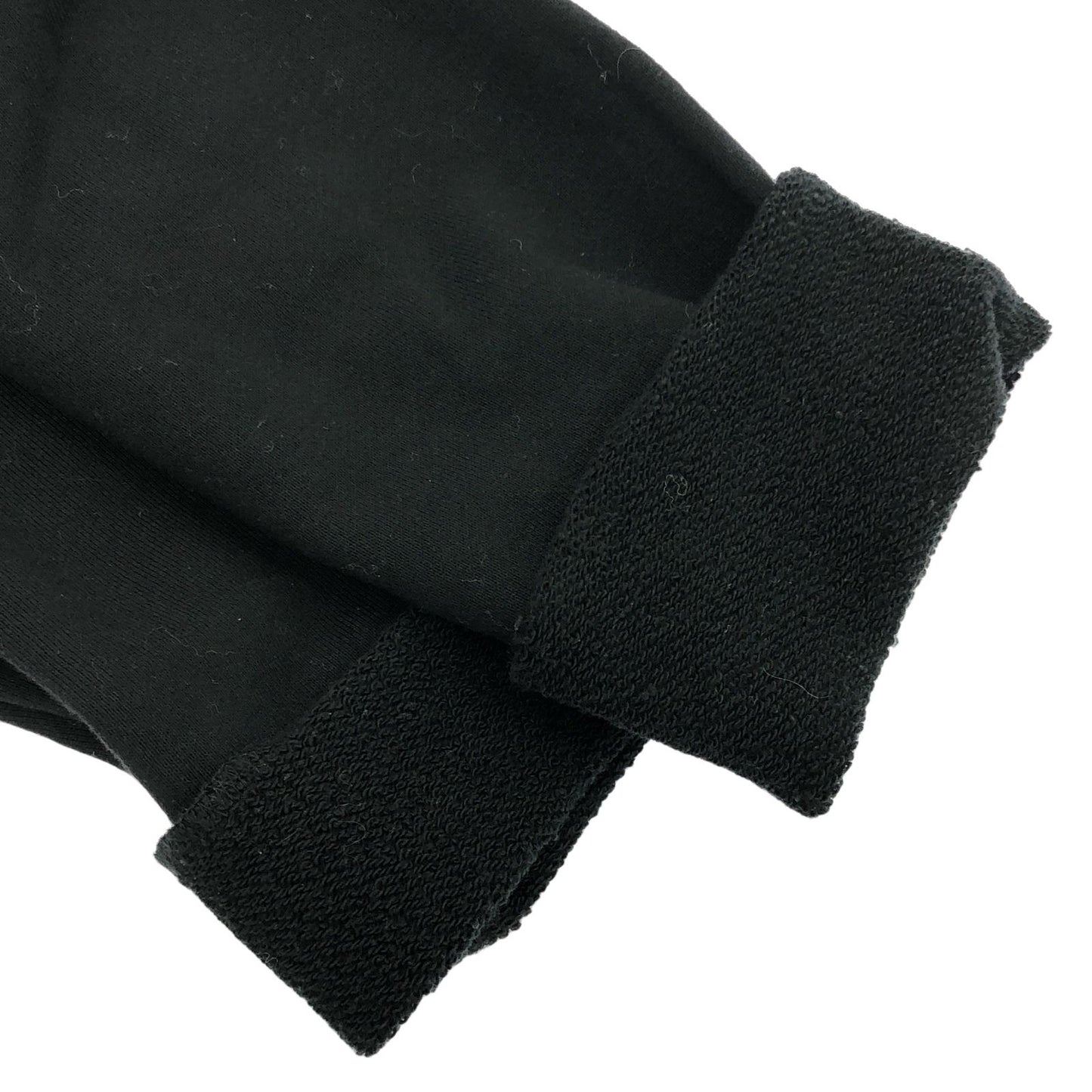 RHC Ron Herman Black Cotton Short Sweatshirt - Size S