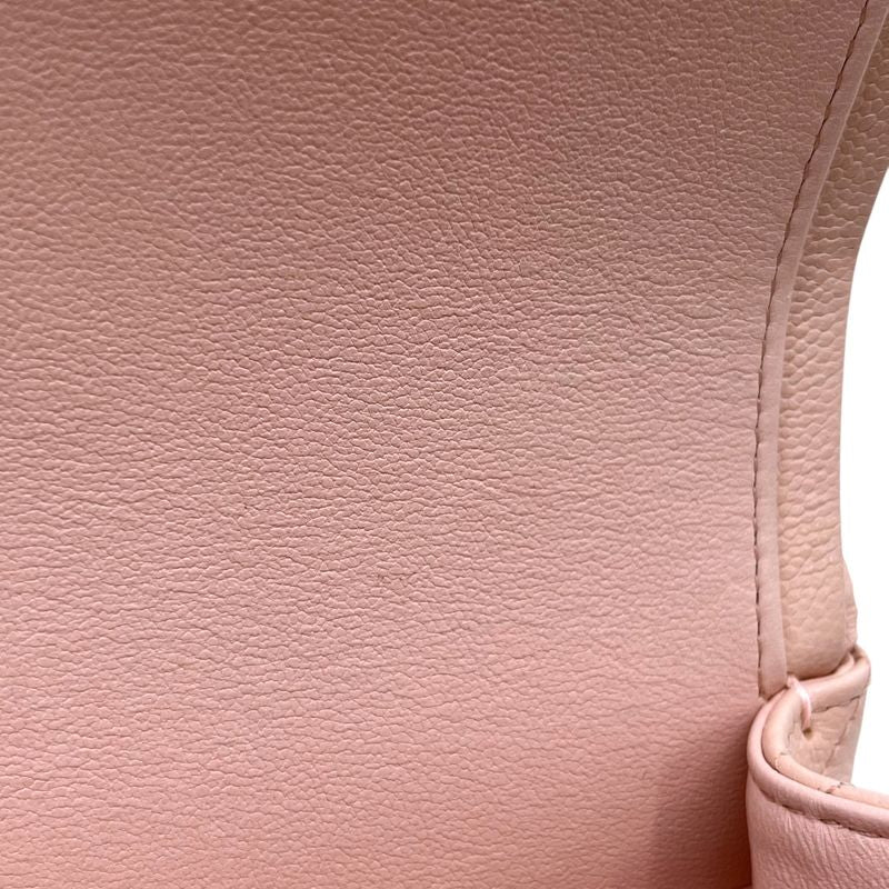CHANEL Matelassé 25 Pink Caviar Skin Shoulder Bag with Silver Hardware