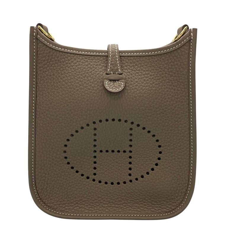 HERMES Evelyne TPM in Etoupe with Gold Hardware - Exquisite Craftsmanship