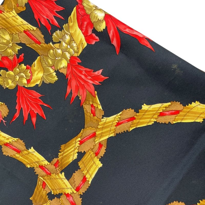 HERMES Carre 90 Sacre du Printemps Multicolor Silk Scarf