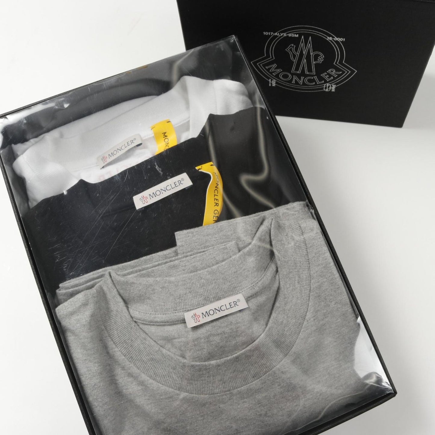 MONCLER GENIUS 6 ALYX 9SM Black Cotton T-Shirt Set - Size S
