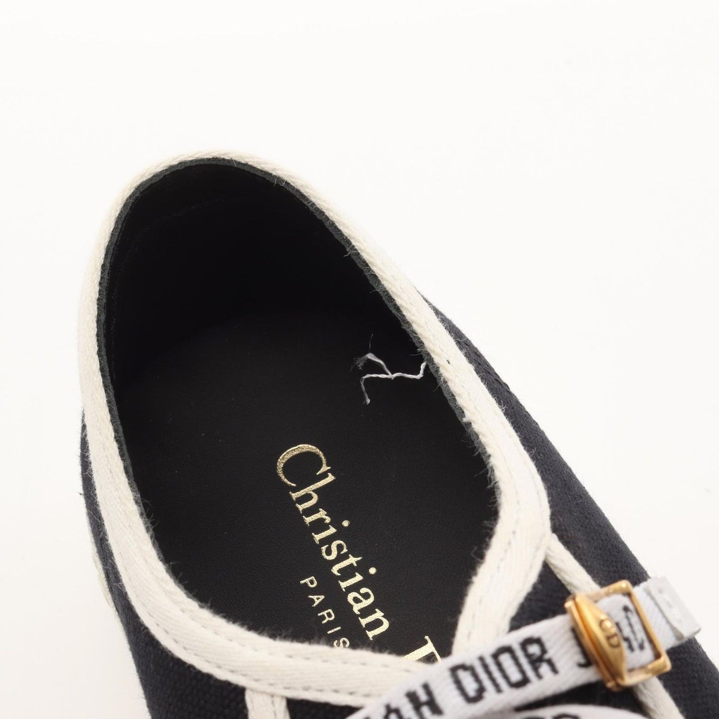 Dior WALK'N'DIOR Canvas Sneakers - Timeless Elegance in Black & White