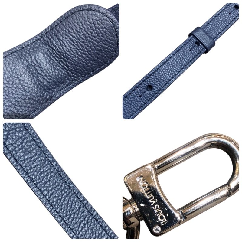 Louis Vuitton Key Pouch XS M57844 Navy Monogram Watercolor Bag