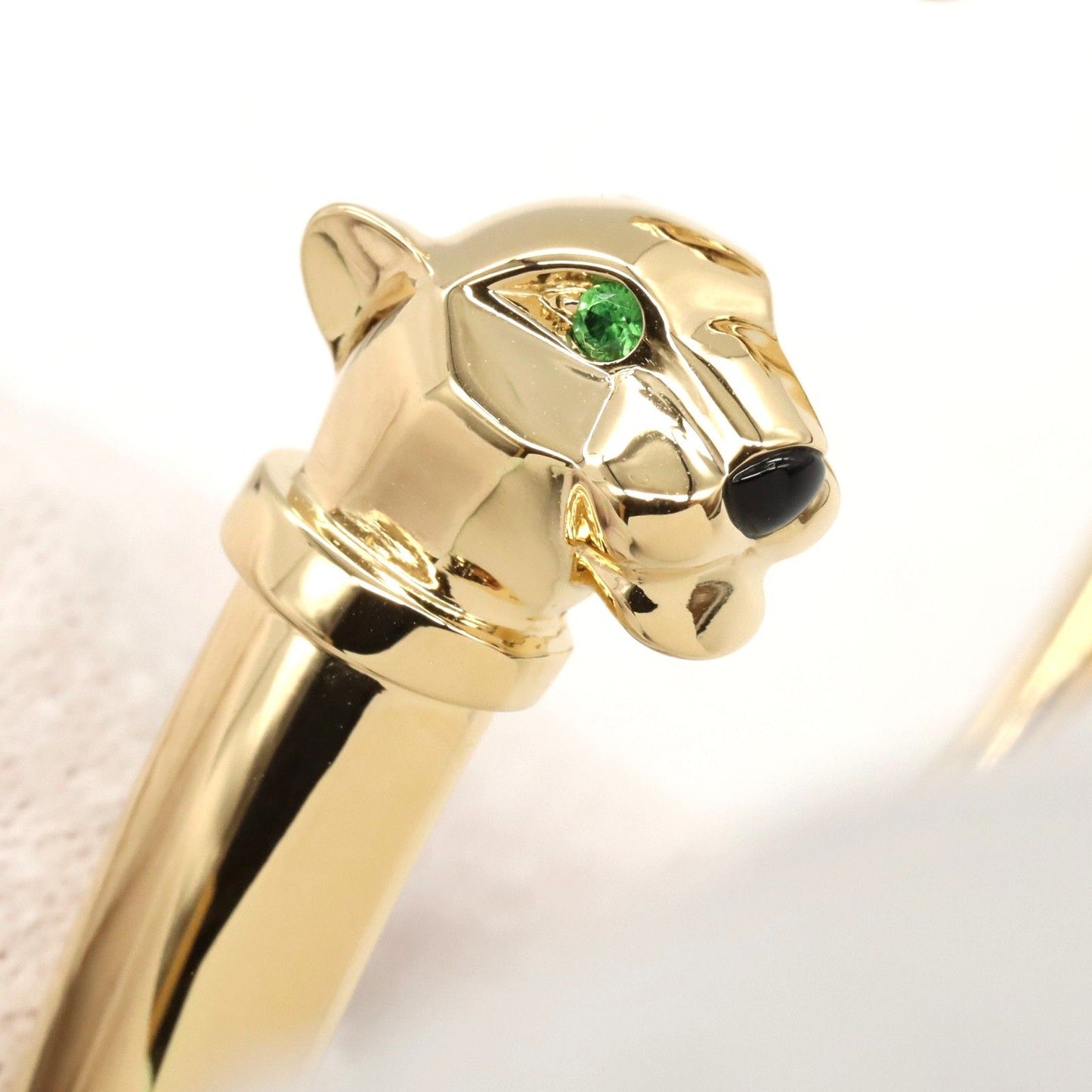 CARTIER Panthère Bracelet with Tsavorite and Onyx in 18K Pink Gold