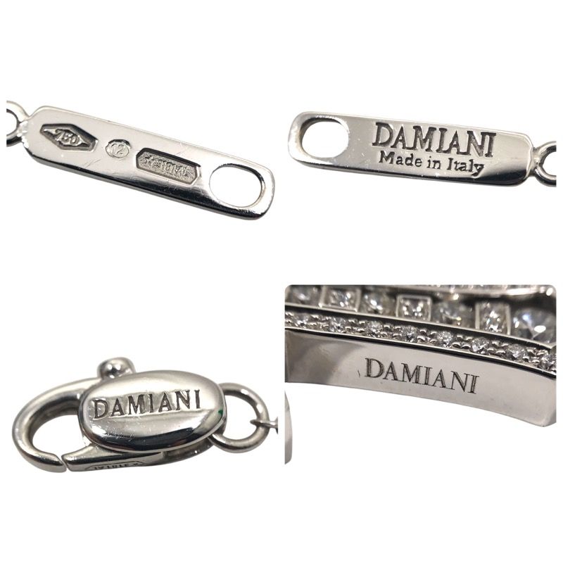 Damiani Belle Époque Crown Diamond Necklace in 750WG