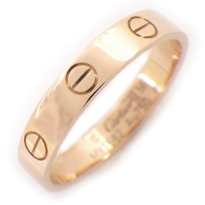 Cartier Love Ring Small Model in K18 Pink Gold - Size 15.5