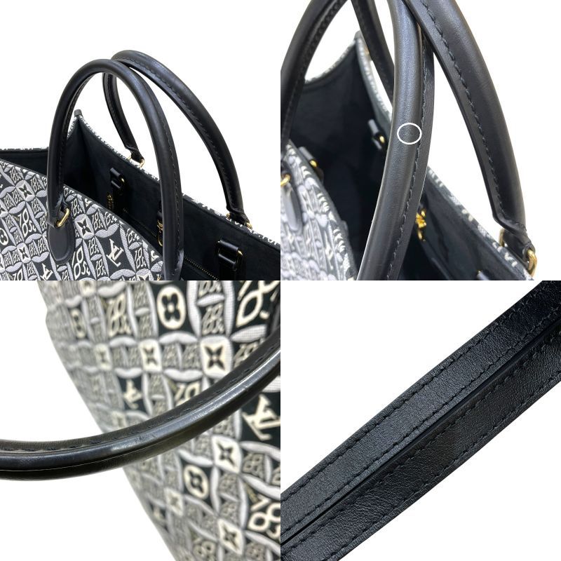 Louis Vuitton OnTheGo GM Since1854 Black & White Handbag