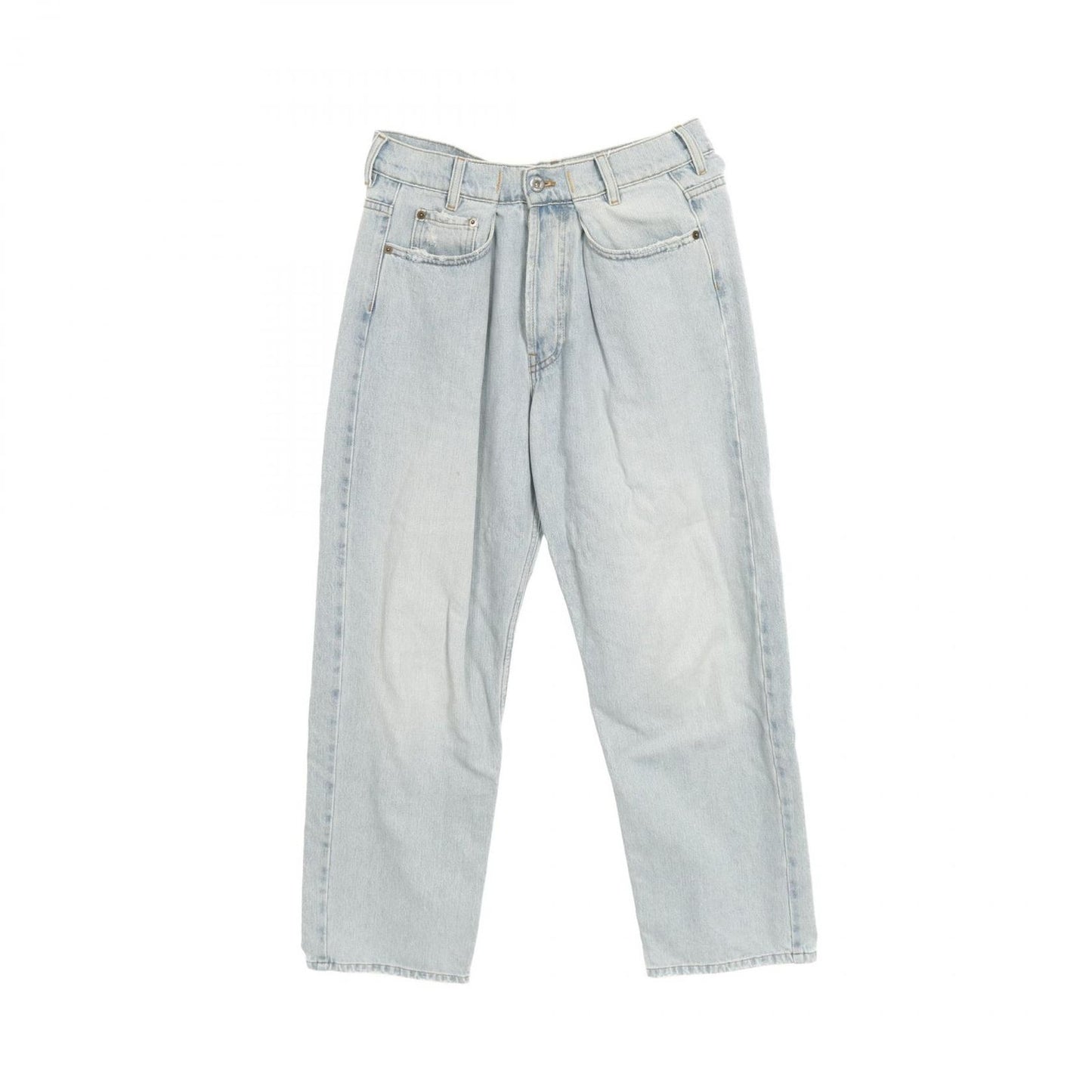 Miu Miu Denim Pants GWP438 - Exquisite Blue Cotton Elegance