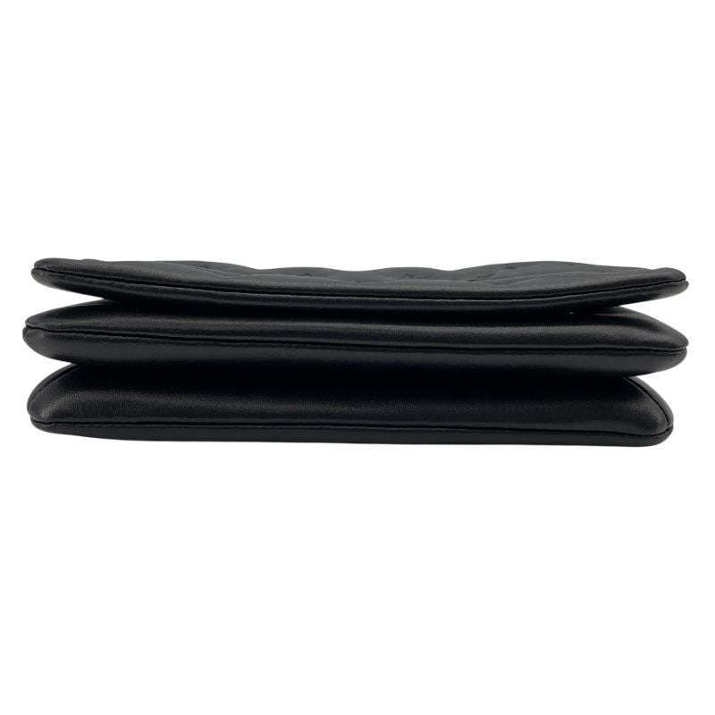 Louis Vuitton Pochette Coussin M82116 Noir Embossed Lambskin Shoulder Bag