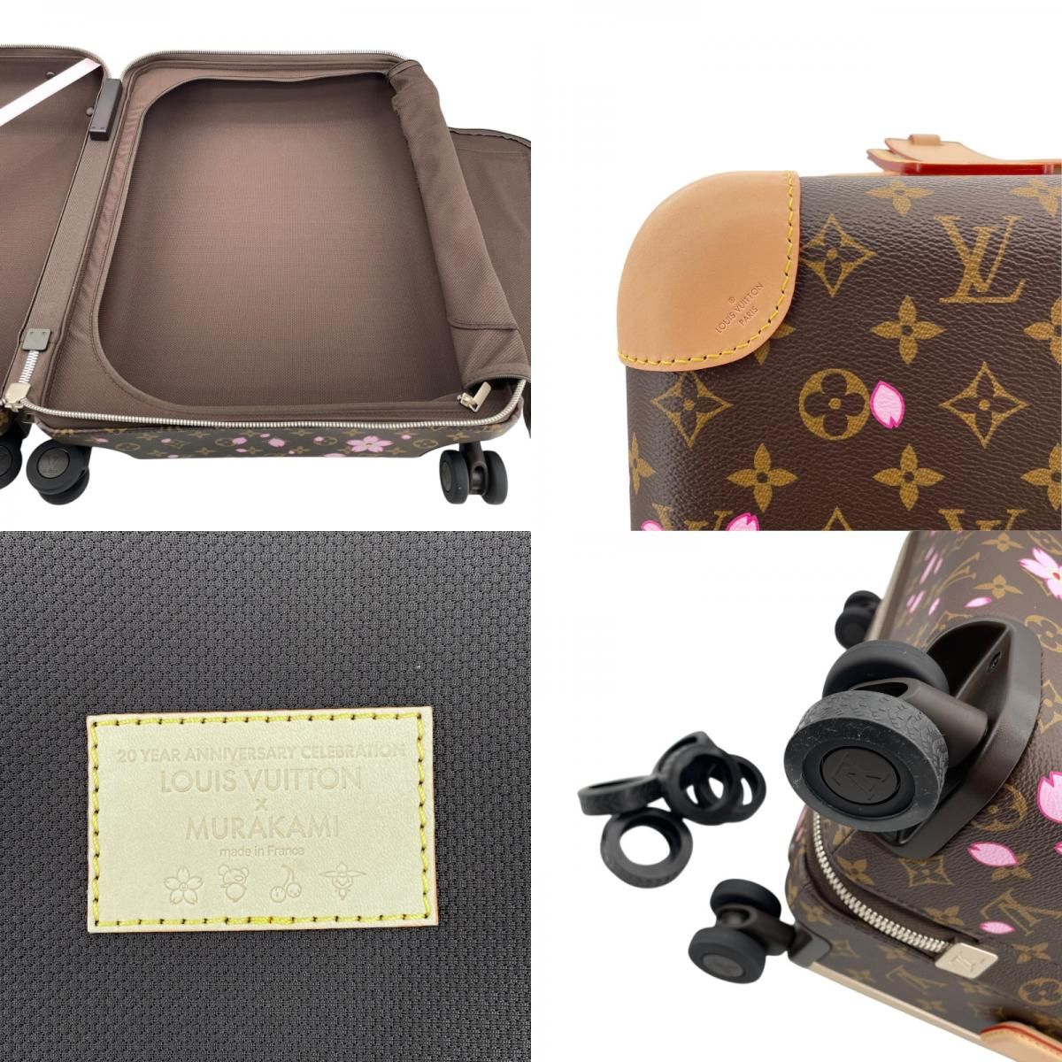 Louis Vuitton Horizon 55 Monogram Cherry Blossom Suitcase