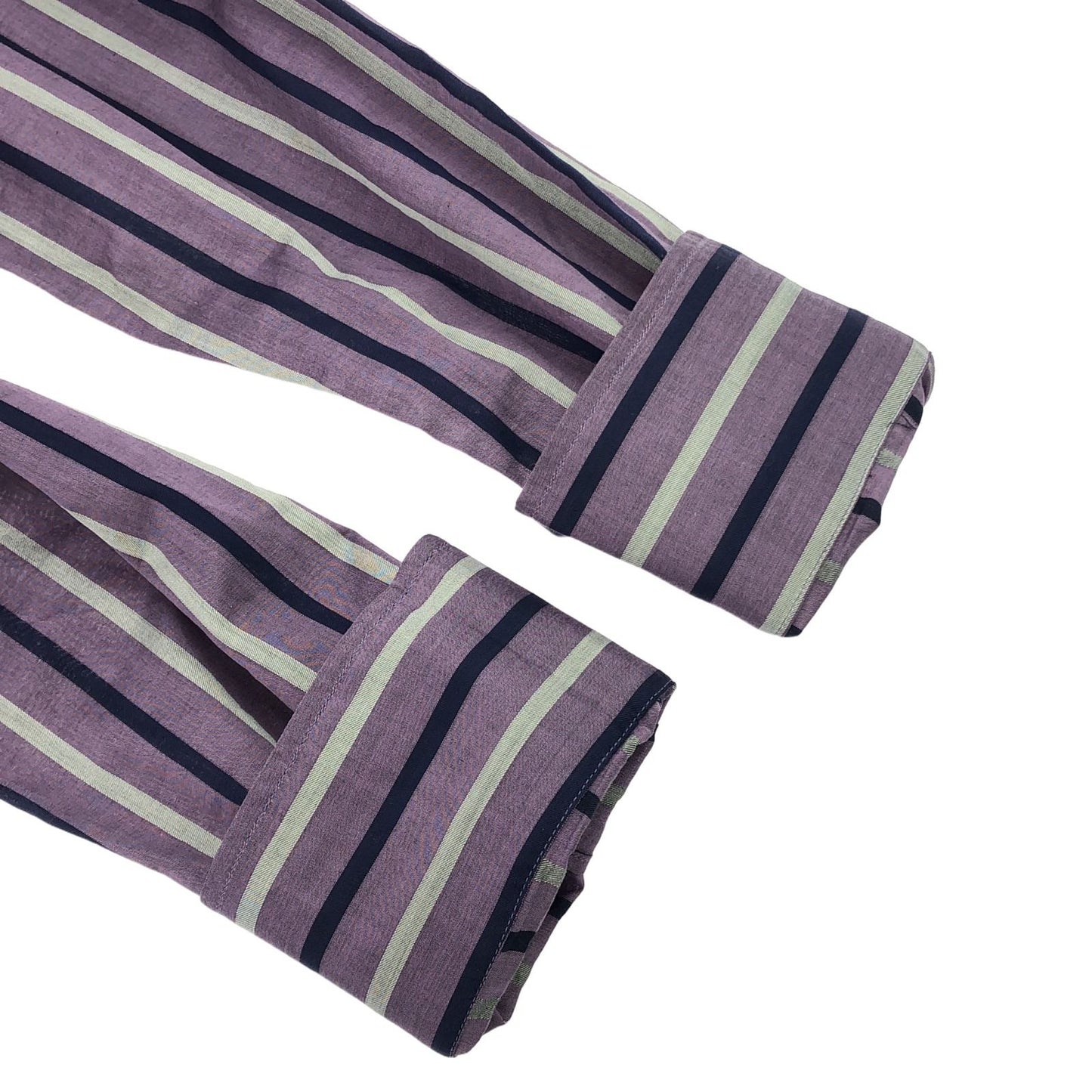 ETRO Purple Cotton Long Sleeve Shirt - Timeless Elegance