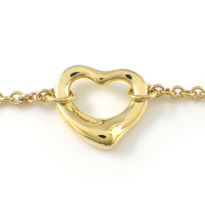 Tiffany & Co. Open Heart Bracelet in K18 Yellow Gold - Exquisite Craftsmanship