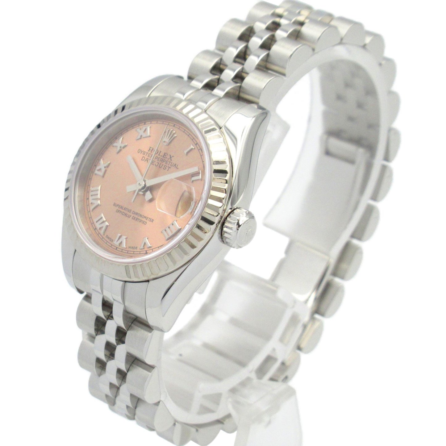 ROLEX Datejust 179174 K18WG White Gold & Stainless Steel Watch