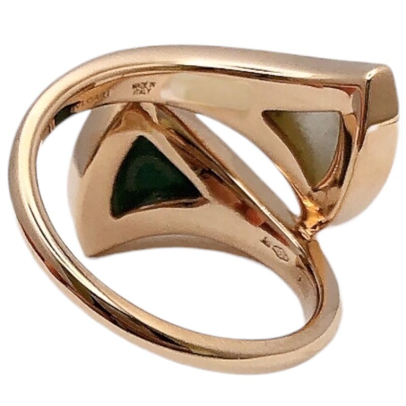 BVLGARI Diva Dream Ring in K18 Pink Gold with Mother of Pearl