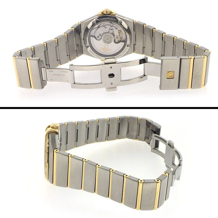 OMEGA Constellation Automatic Watch - 35mm Grey Dial, K18YG & SS