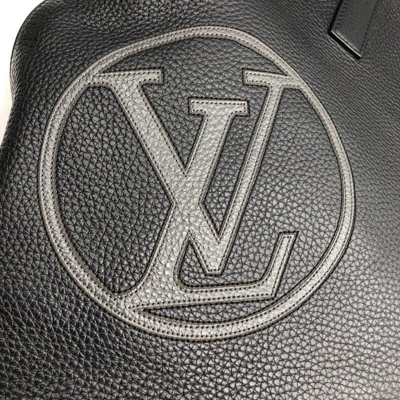 Louis Vuitton Cabas Light LV Circle M55000 Noir Leather Tote Bag