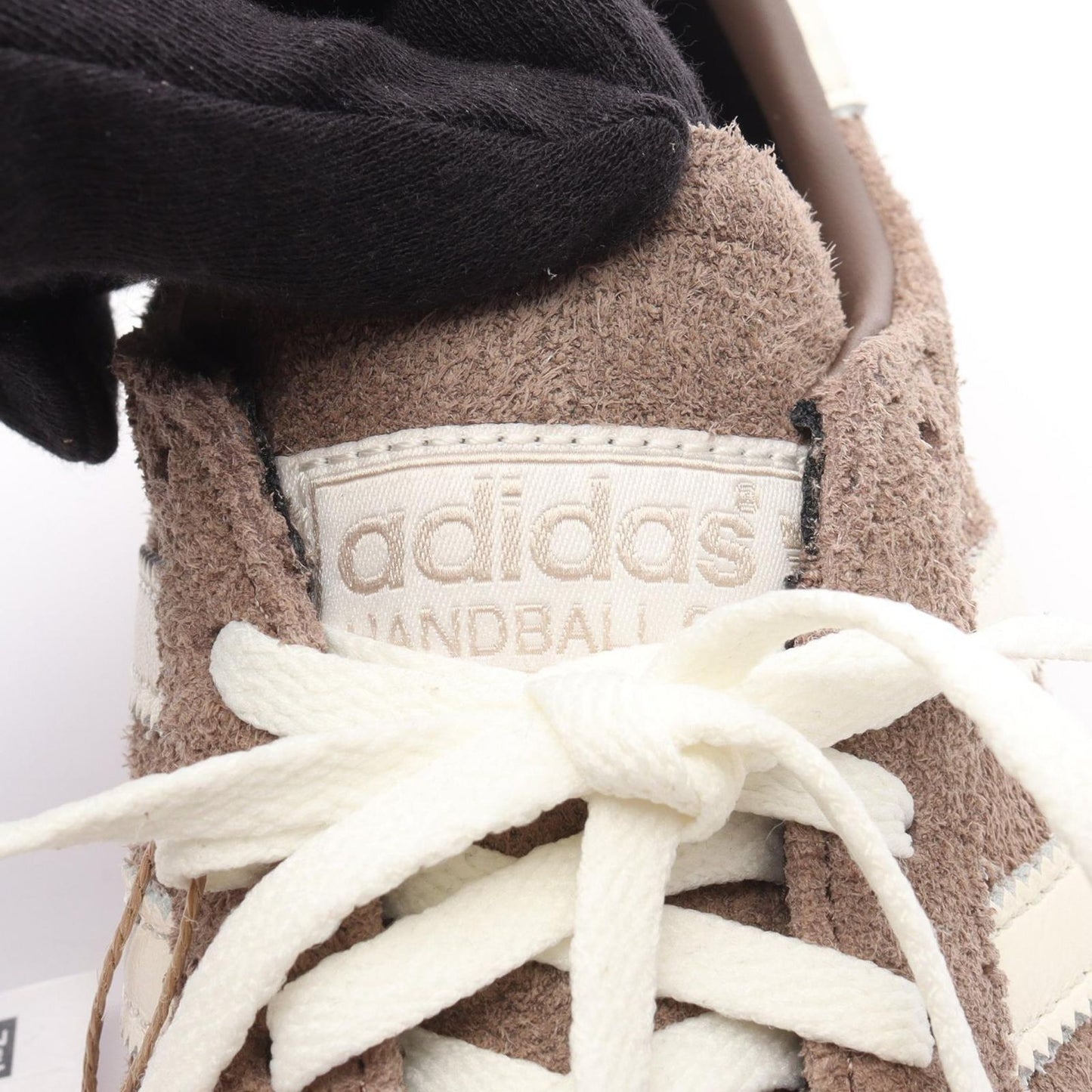adidas Handball Spezial Sneakers in Grey-Brown Suede - Size 23