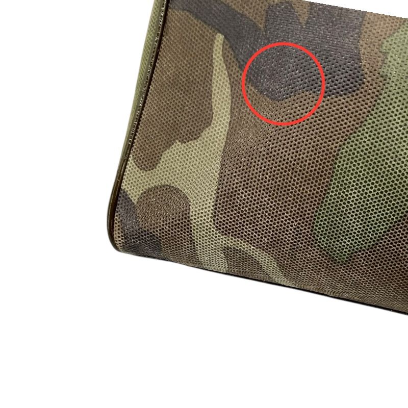 Christian Dior Camouflage Suede Leather Boston Bag - Exclusive Design