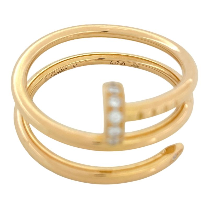 Cartier Juste un Clou Diamond Ring SM in 18K Pink Gold