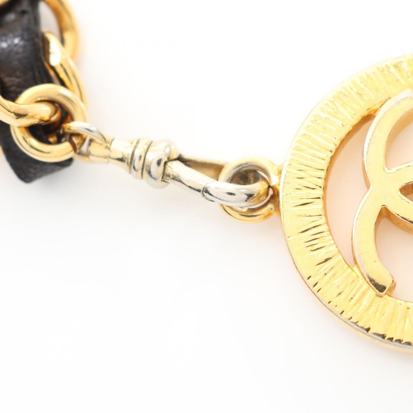 CHANEL Coco Mark Chain Belt - Timeless Elegance in Black & Gold