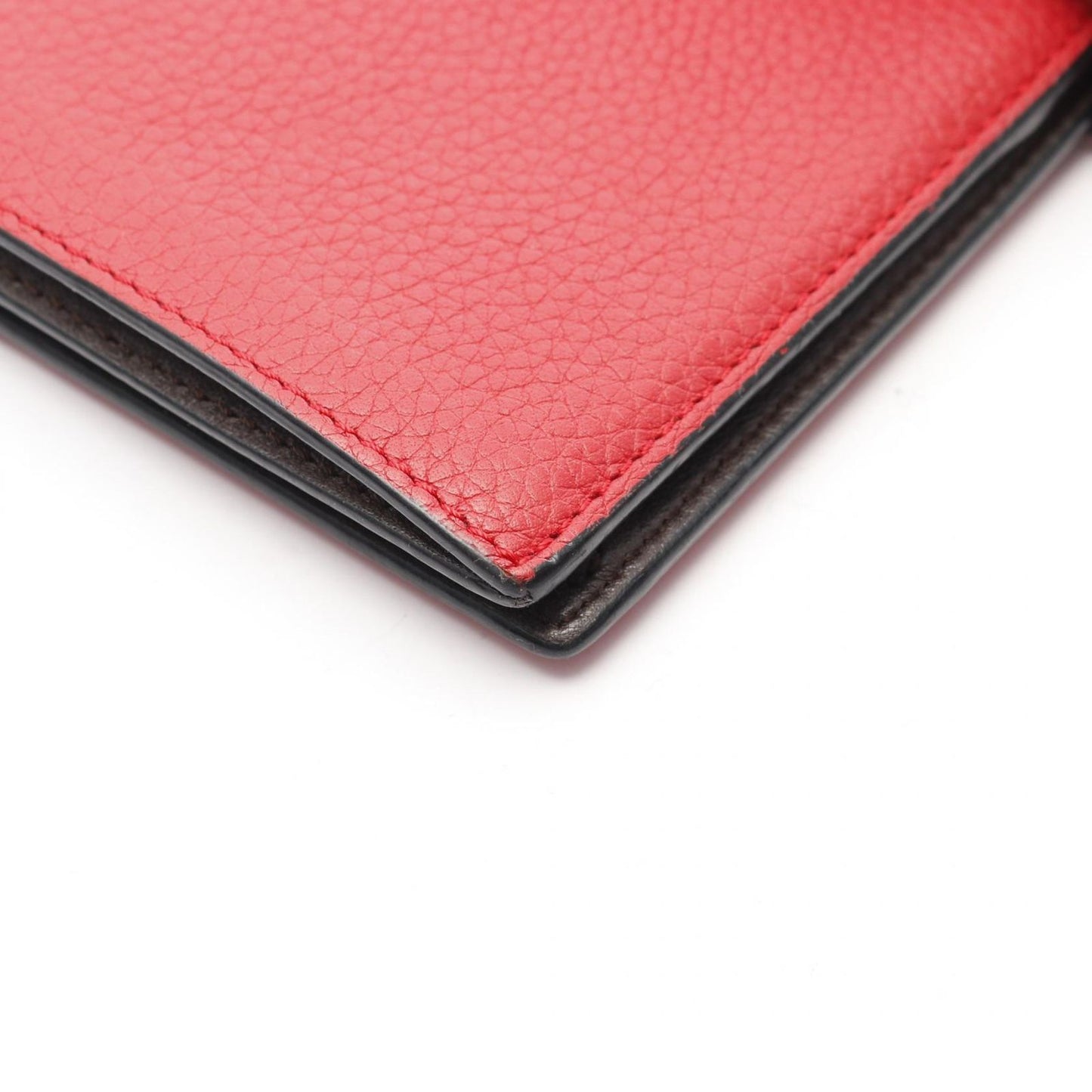 LOEWE Vertical Large Wallet in Red Leather - Exquisite Craftsmanship