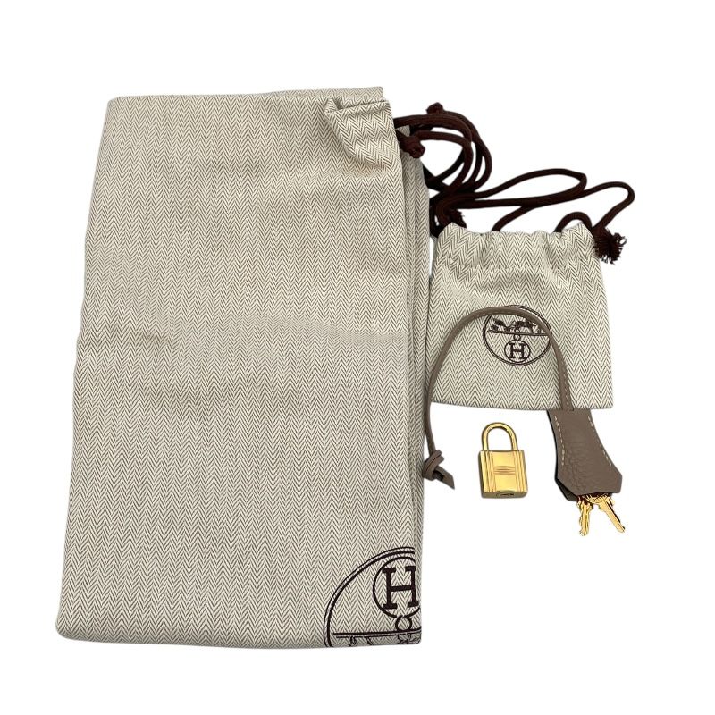 HERMES Birkin 35 in Turtledove Grey with Gold Hardware