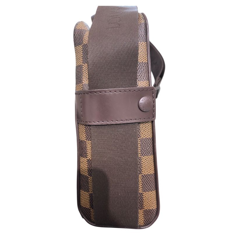 Louis Vuitton Olaf PM Brown PVC Coated Canvas Shoulder Bag