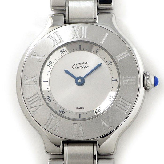 Cartier Must 21 Vantian W10109T2/1340 Silver Dial Luxury Watch