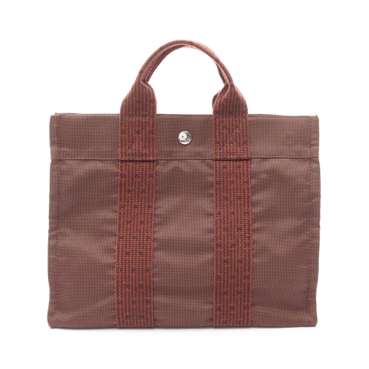 HERMES Élan Line PM Tote Bag in Brown Canvas - Exquisite Craftsmanship