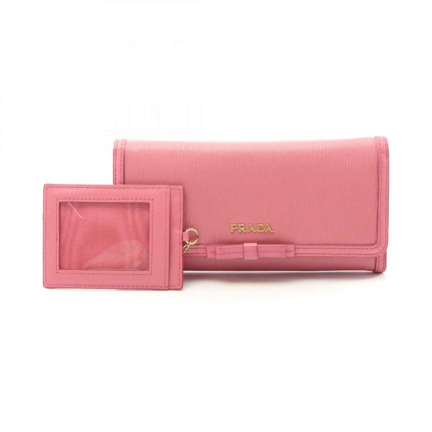 PRADA VITTELLO MOVE TR Pink Saffiano Leather Wallet - Timeless Elegance