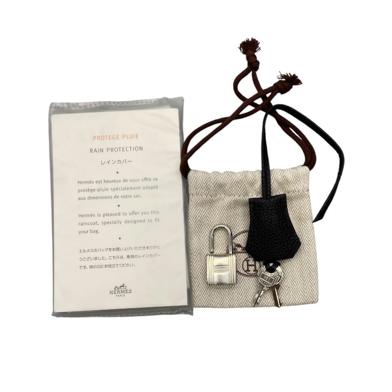 HERMES Birkin 30 Y Stamp Black & Silver Hardware Handbag