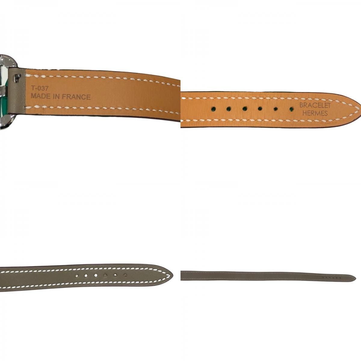 HERMES Cape Cod Double Tour CC1.210a Silver Stainless Steel Watch