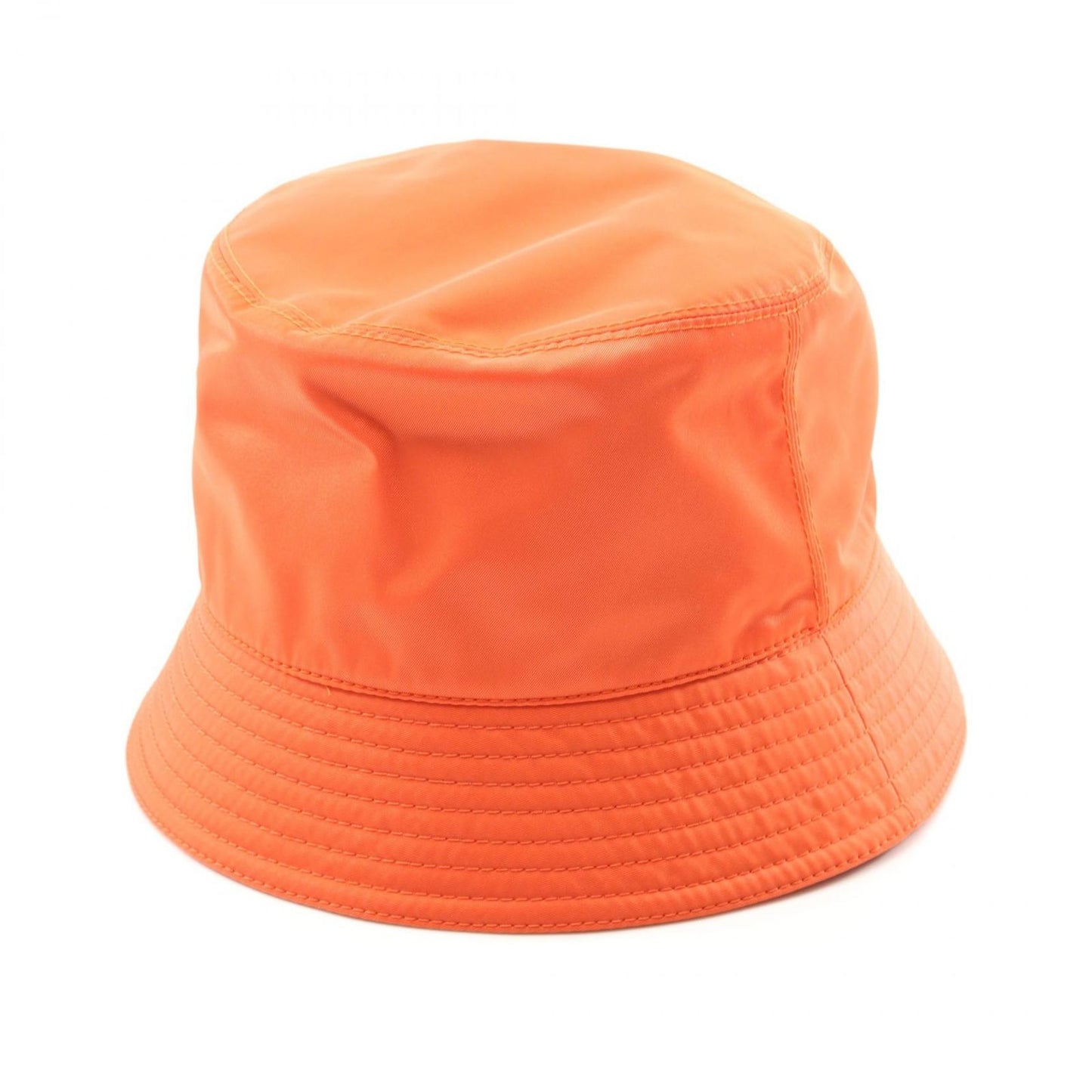 PRADA Re-Nylon Bucket Hat in Orange - Unused Luxury Accessory