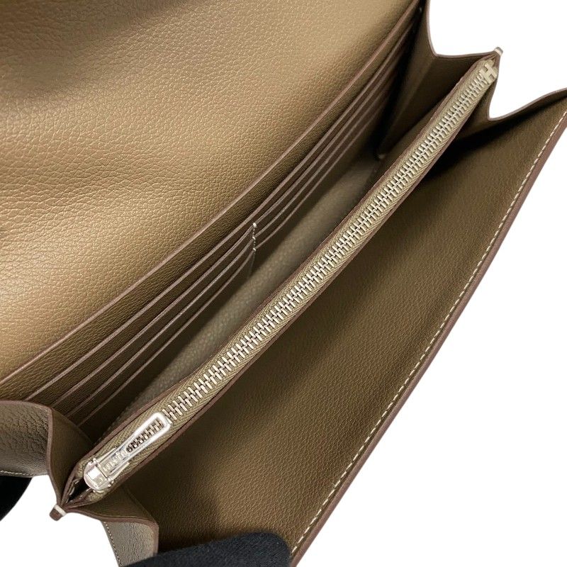 HERMES Constance To Go in Etoupe with Silver Hardware - Exquisite Craftsmanship