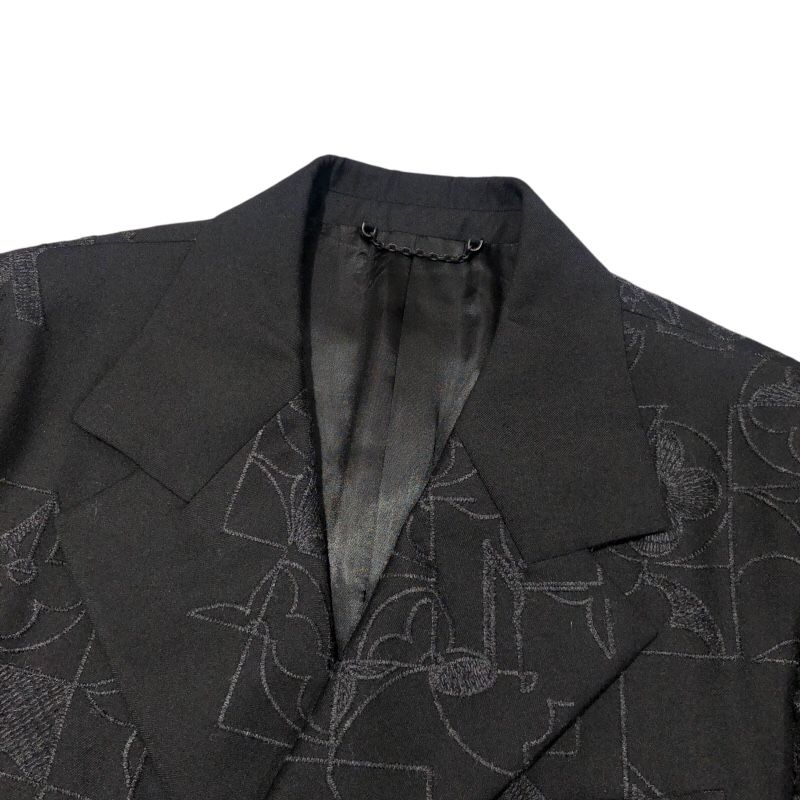 Louis Vuitton Tailored Jacket in Black Wool - Size 48