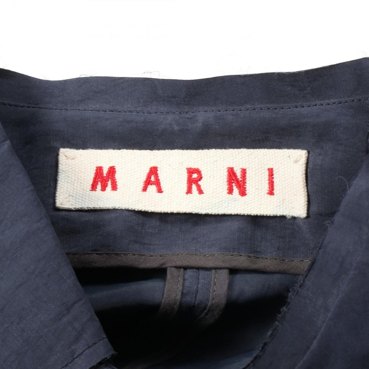 MARNI Silk Dress in Navy - Timeless Elegance