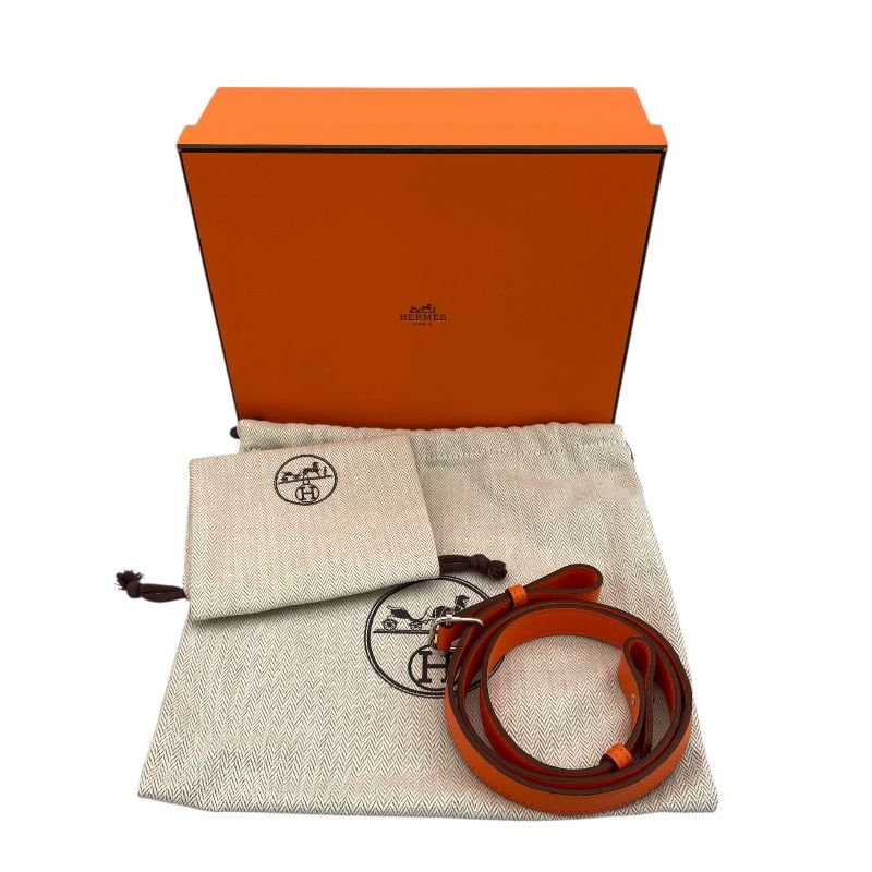 HERMES In The Loop Verso B刻 Orange Mini An/ Rose Azalee Shoulder Bag