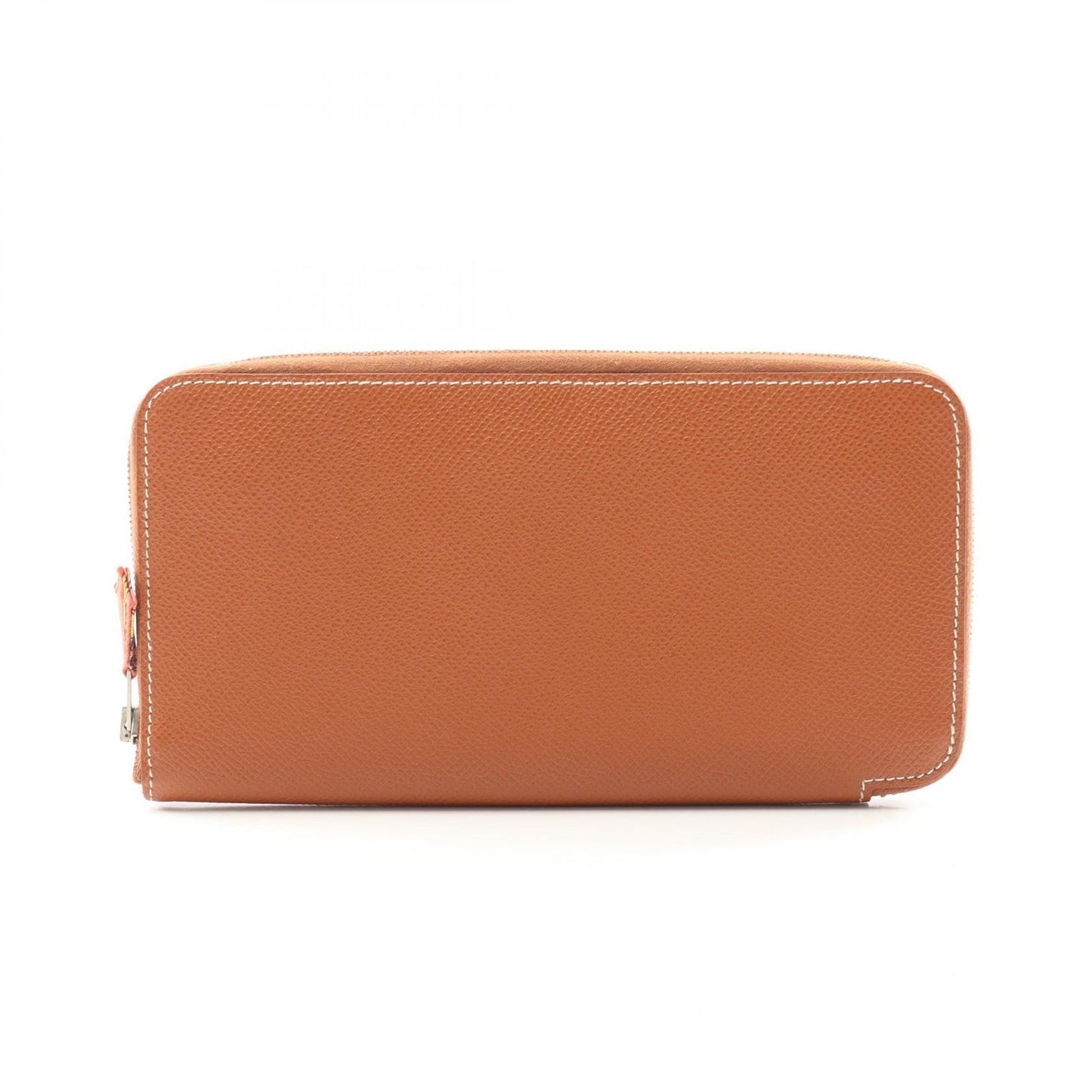 HERMES Azap Long Wallet in Cognac Silk-In - Exquisite Craftsmanship