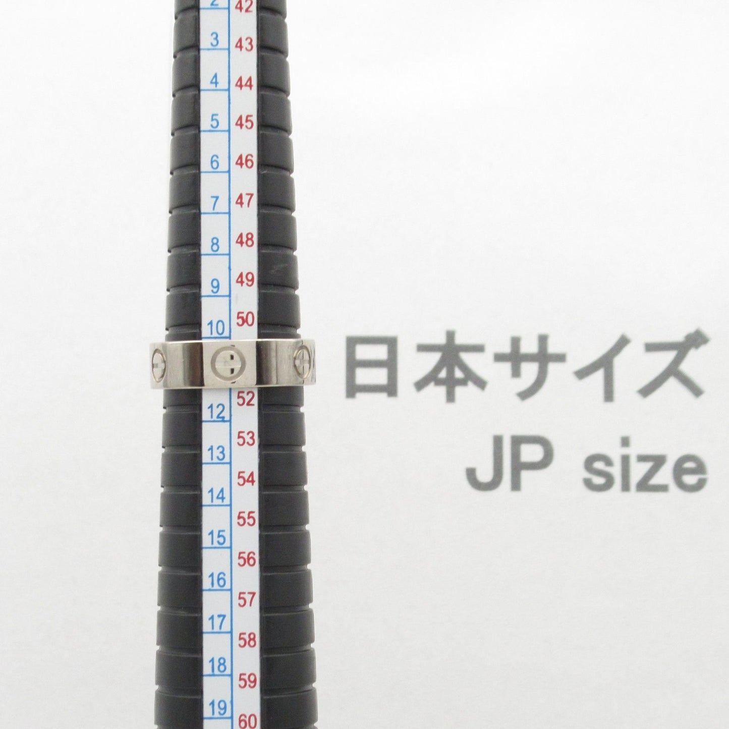 CARTIER Love Ring in K18 White Gold - Timeless Elegance