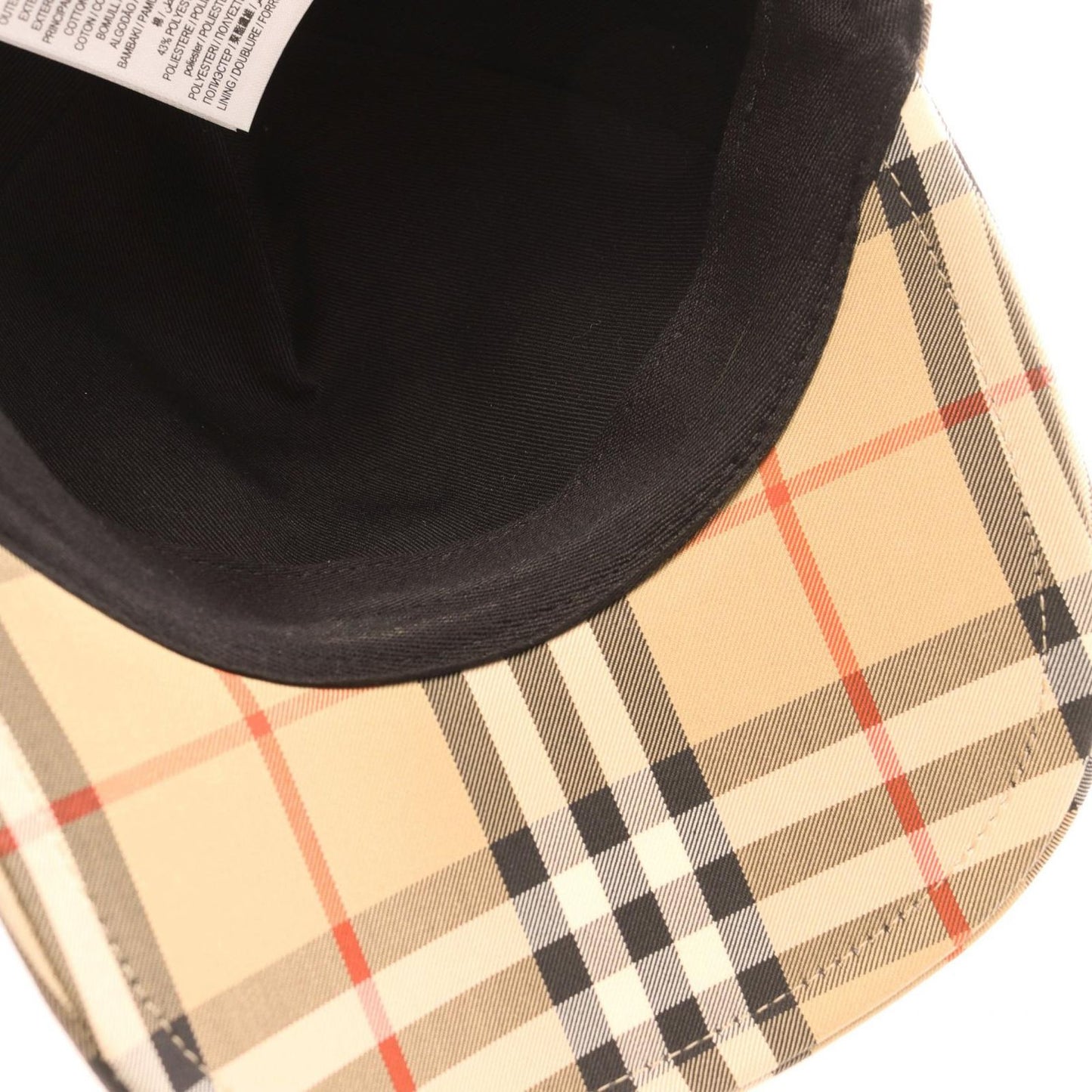 Burberry Vintage Check Baseball Cap - Timeless Elegance